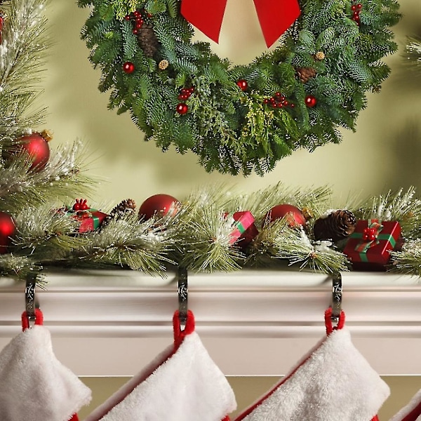 Juleelg Snømann Julenissen Strømper Sokk Dekorasjon Godteri Gavepose Juletre Hengende Vedheng Ornament C