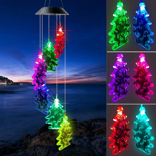 Juletræ Solar Wind Chimes, for alle mødre, opdag alt, alt for mødre/kvinder/bedstemor/datter/tante/ven/kone/søster/far/lærer