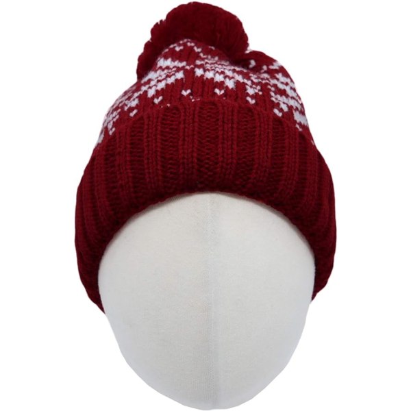 Knit US Canada Flag Union Jack Pom Beanie Hat JZP0027