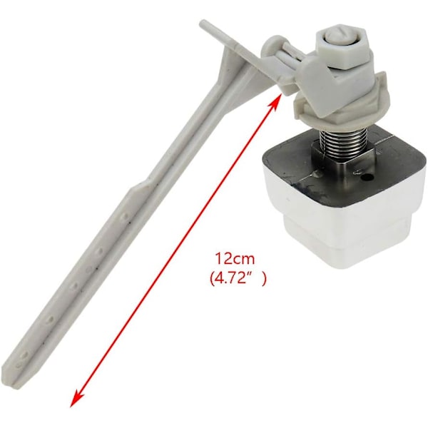 5 tum (ca 12,7 cm) toalett spolningsknapp, plast toalett sidoknapp, toalett tank beslag, knapp (3-pack)