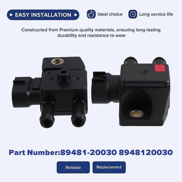89481-20030 Differensialtrykksensor for bileksos for Avensis Verso 2007-2013 8948120030 Black