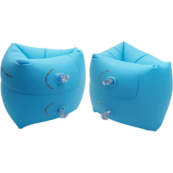 Uppblåsbara armfloaties för småbarn, uppblåsbara vattenvingar för barn, simarmband flythjälpmedel för barn och vuxna