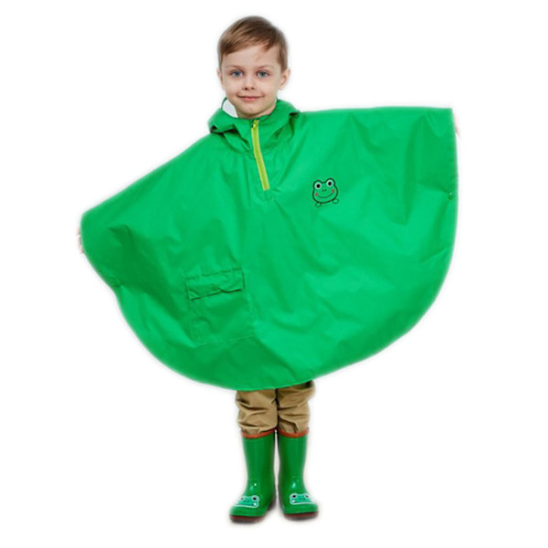Tyttöjen ja poikien mackintosh-takki, vedenpitävä ja hengittävä, 100% sateenkestävä, unisex-huppu, 75-175 cm