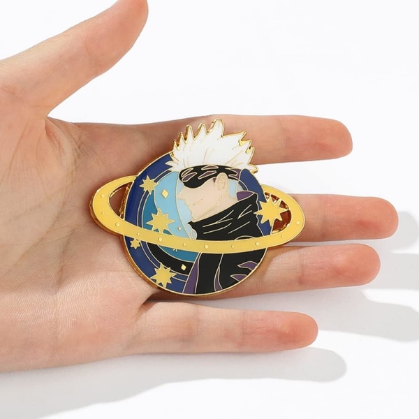 Jujutsu Kaisen emaljenåle broche, Anime Jujutsu Kaisen karakter cosplay reversnål metal badges gaver til fans