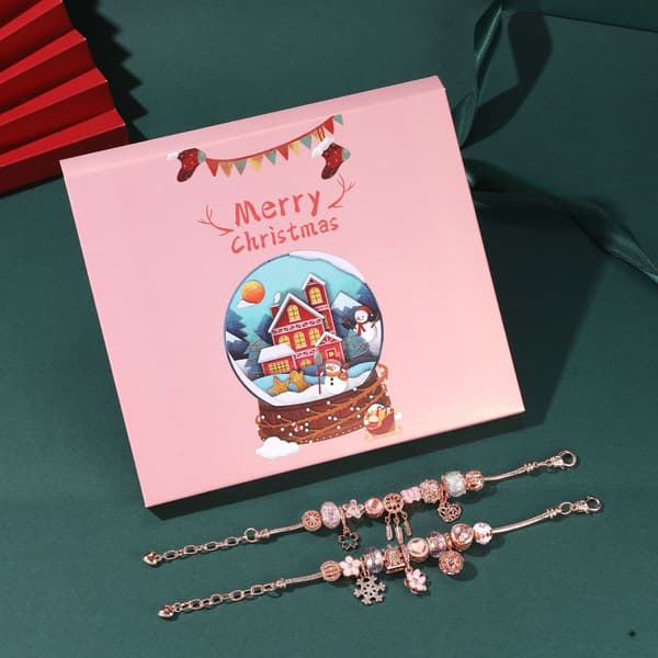 Korukalenteri Joulukalenteri Lapsille DIY Rannekoru Blind Box, 24 Yllätystä Joulu