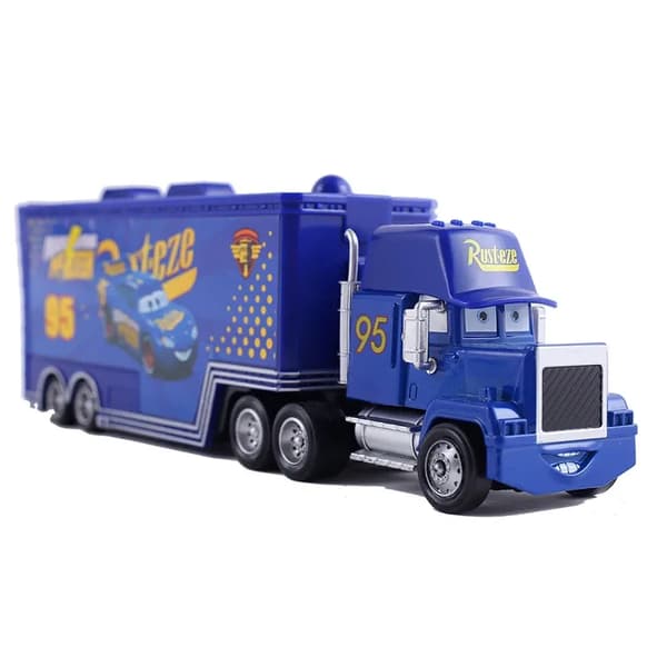 Disney Pixar Biler Container Lastebiler Mack Leketøy Bil Ramirez Racing Lynet McQueen 1:55 Støpt Modell Barn Bursdagsgaver 51-3