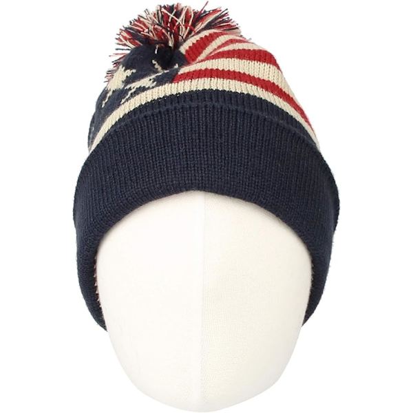 Strikke oss Canada Flagg Union Jack Pom Beanie Hat JZP0027