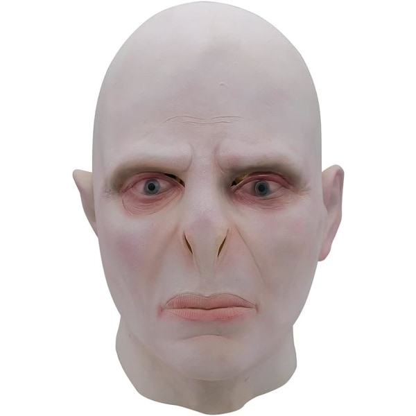 film Voldemort med samma huvudbonad skräck skräck kal latex mask Halloween cosplay rekvisita