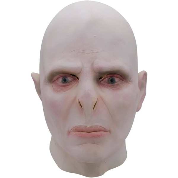 Voldemort film med samme hovedbeklædning horror horror skaldet latex maske Halloween cosplay rekvisitter