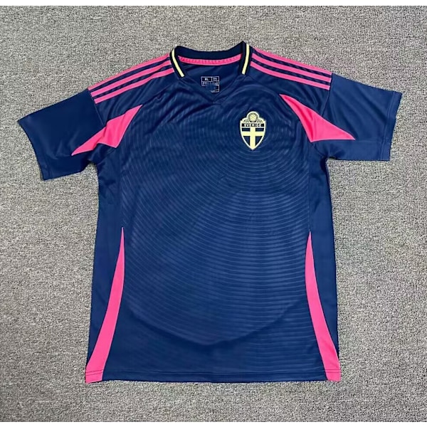 Heta påskerbjudanden! EM 2024 Frankrike tröja Italien landslag England Spanien Brasilien fotbollsuniform Sverige bortatröja Sweden away S