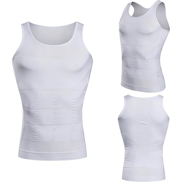 Sommarrea Gynekomasti Tank Top Kompression Döljer Bröst Man Shapewear Moobs Platta Till Hela Magen Slim Midja och Döljer Kurvor