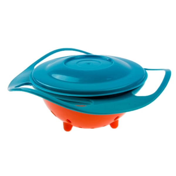 Heta påskerbjudanden! Spillfri skål/tallrik för barn, UFO-formad_ca Blå Blue Blå