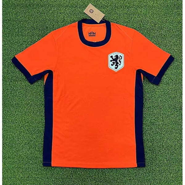 Heta påskerbjudanden! 2024 Europeiska Mästerskapet Frankrike tröja Italien landslag England Spanien Brasilien fotbollsuniform Nederländerna Hemma Netherlands Home XXL