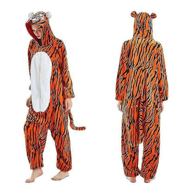 Heta påskerbjudanden! Enhörningskatt Onesies Vuxna Djur Stitch totoro Onesie Kvinnor Män Par Vinter Pyjamas Kostym Sovkläder Hemmakläder-xindaren Blå s Blue stitch 4t (height 95-105cm)