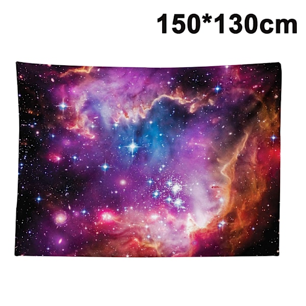 Galaxy Tapestry Stjärnhimmel Tapestry Universum Rymd Tapestry Väggbonad Psykedelisk Tapestry Mystisk Nebulo Stjärnor Väggbonad för Vardagsrum