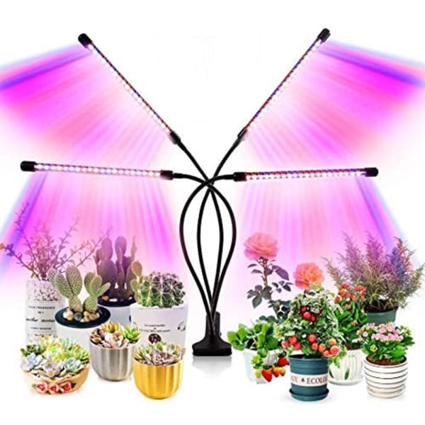 Växttillväxt USB-klämma dimning timing fullspektrum inomhus plantering plantor kompletterande ljus imitation sollampa