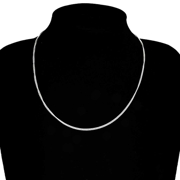 Sommarrea Tunn Silverkedja Halsband Kedjelänk Silver 1.8mm silver