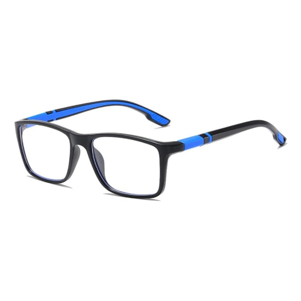 Heta påskerbjudanden! Anti-blått ljus läsglasögon fyrkantiga glasögon BLÅ STYRKA Blu Blue Strength 150