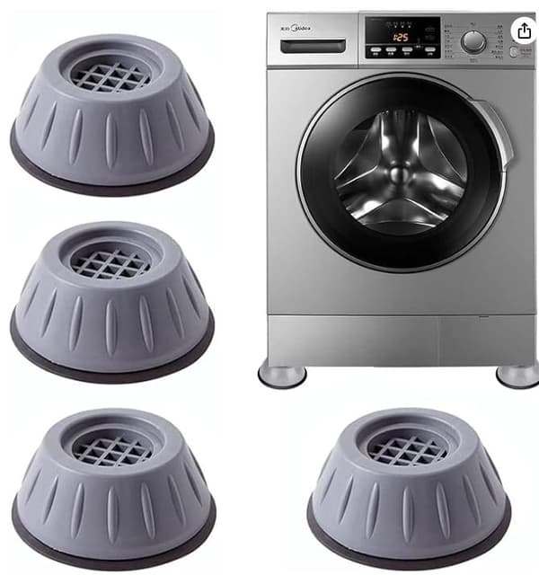 Sommarrea 4-pack tvättmaskinsvibrationsdämpare som dämpar vibrationer
