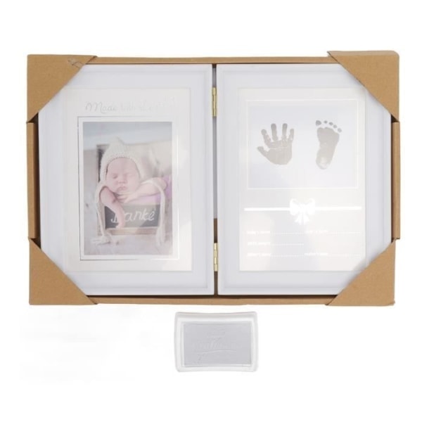 HURRISE Baby Hand Kit, Fullmåne Baby Minnesram, Fotobelysningsarmatur