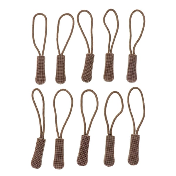 3-4-pack 10 st Dragkedjor Dragkedje-Dragkedja Ersättning Tan 3 st