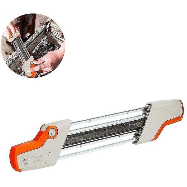 Heta påskerbjudanden! 56057504303 Kedjeslip kompatibel med Stihl 3/8p motorsågskedja för Stihl 2 i 1 enkel fil 4,0 mm -