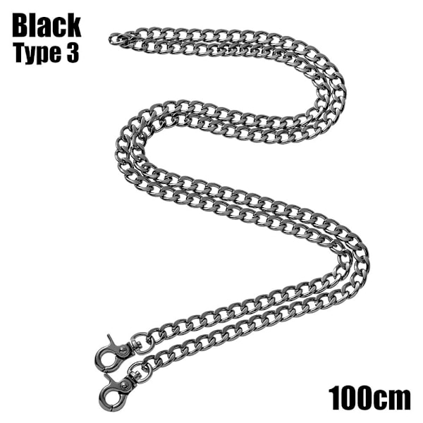Heta påskerbjudanden! Axelväska SVART 100 CMTYP 3 TYP 3 - rea Svart 100 cmTyp 3-Typ 3 100 cmType 3-Type 3 Black