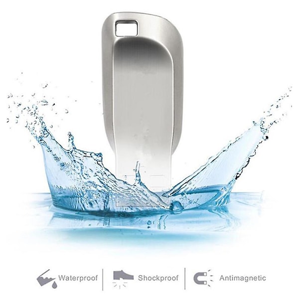 Heta nya erbjudanden! Högkvalitativ USB 3.0 2TB Flash Drive Pendrive Höghastighetsdatalagring Flash Disk Stick db Silver Silver 2TB