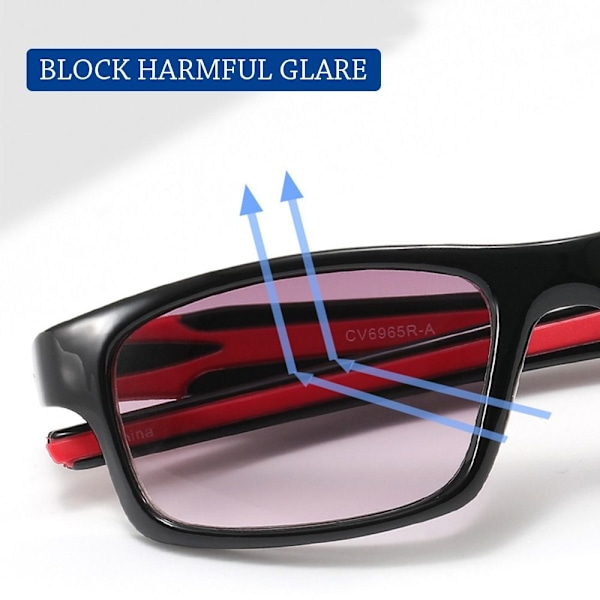 Heta påskerbjudanden! Läsglasögon Solglasögon RÖD STYRKA 250 Röd Red Strength 250