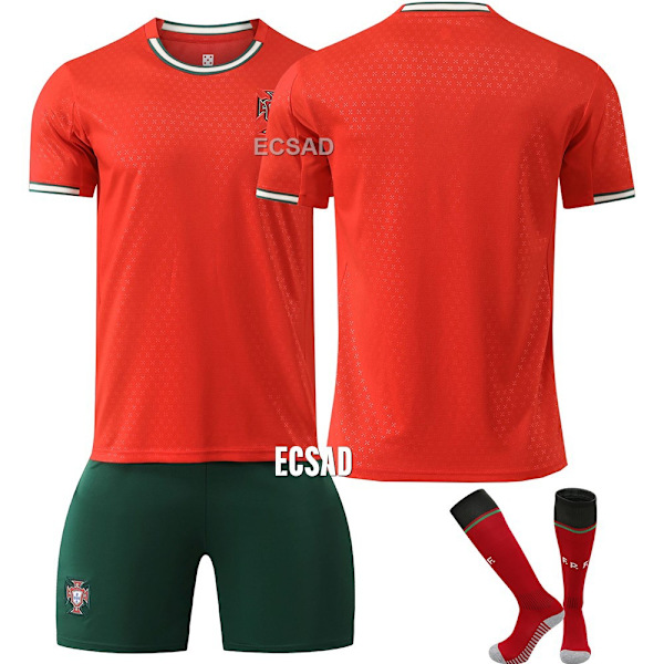 Heta påskerbjudanden! 2526 Portugisisk Tröja Nr. 7 C Luo Tröja Nr. 8 B Fee Barn Kvalifikation Fotbollsuniform Tröja Kostym Gränsöverskridande 9 9 XS#