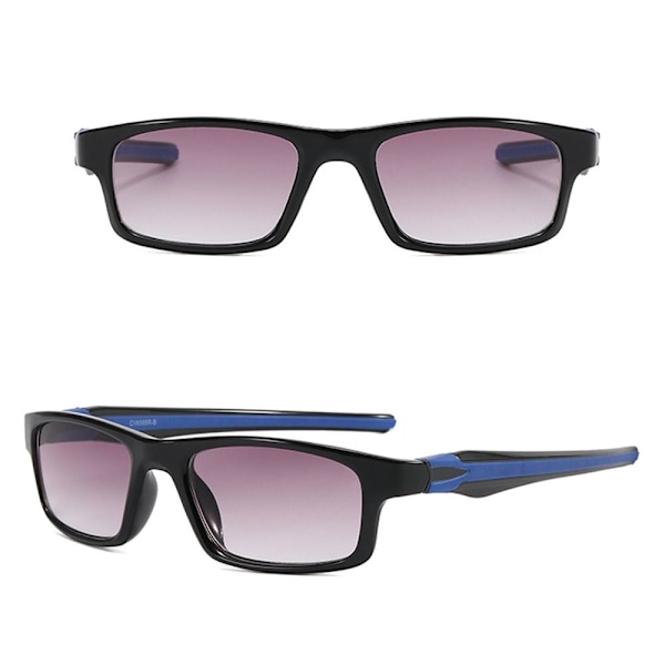 Heta påskerbjudanden! Läsglasögon Solglasögon BLÅ STYRKA 350 Blu Blue Strength 350