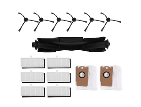 Vacuum Cleaner Accessories for R1 Vacuum Cleaner: Main Brush, Roller, Side Brush, HEPA Filter, Dust Bag