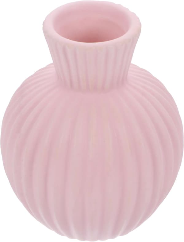 Keramisk Blomstervase Unik Utvendig Design Enkel å Vedlikeholde Rosa Hydroponisk Beholder