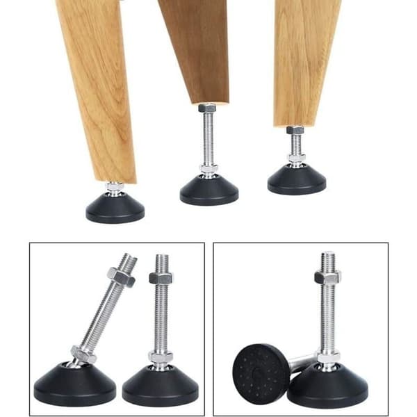 Adjustable foot M8 x 50, M adjustable screws, adjustable M legs