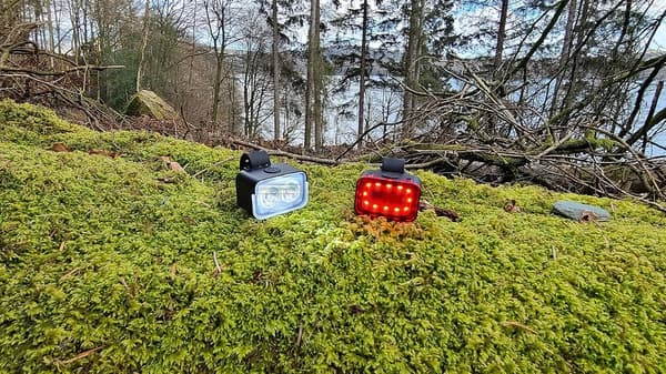 LED Bicycle Light - 2-piece - Front Light Rear Light - Bicycle Light - Bicycle Lighting - Bicycle Lights ...