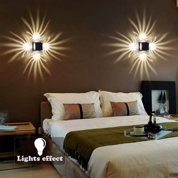 LED 3W Væglampe Moderne Aluminium Kreativ Lampe Indendørsbelysning til