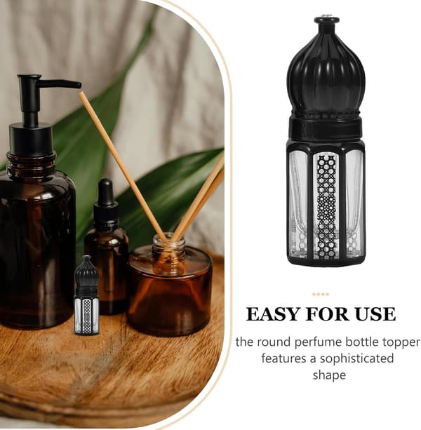 4 st 3 ml eteriska oljeflaskor i glas för resor och affärer