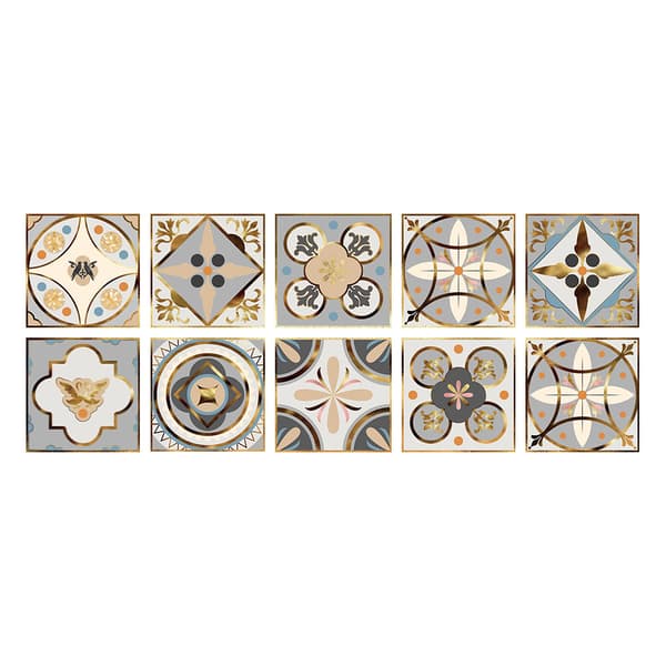 20 pieces 15x15 cm Bathroom and Kitchen Tile Stickers - Waterproof