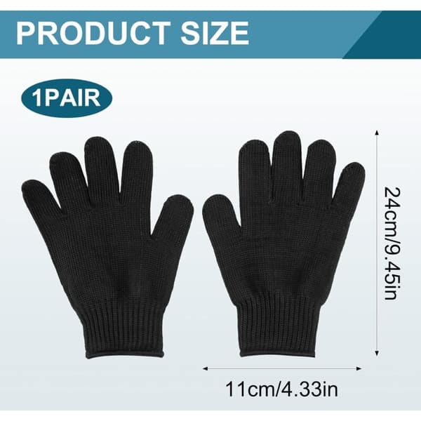 Men's Work Gloves - Cut Resistant Work Gloves Level 5 - Suitable for Kitchen, Gardening, Tactical Operations and Police Work
