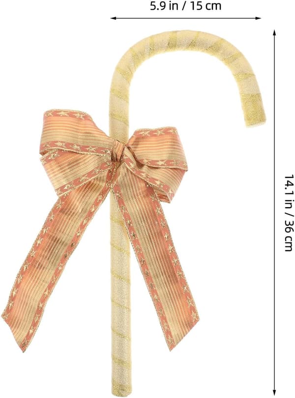 Bow Crutches for Dance Cane, Bow, Christmas Dress, Props, Cane