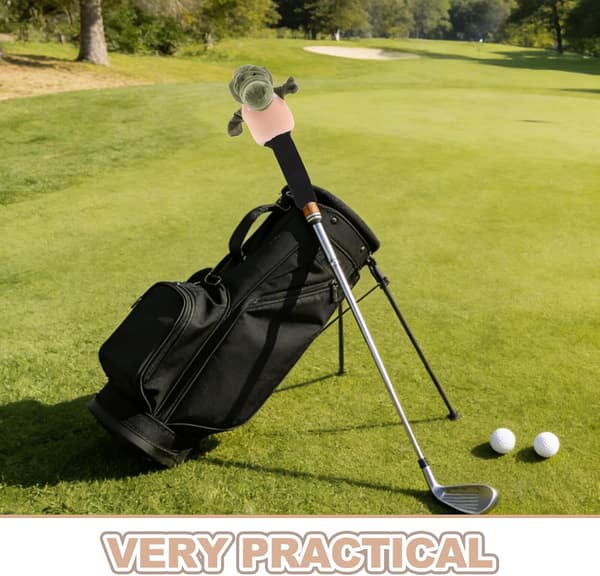 Alligaattori pehmolelu golfmailan suojus draiverille ja väyläpuulle