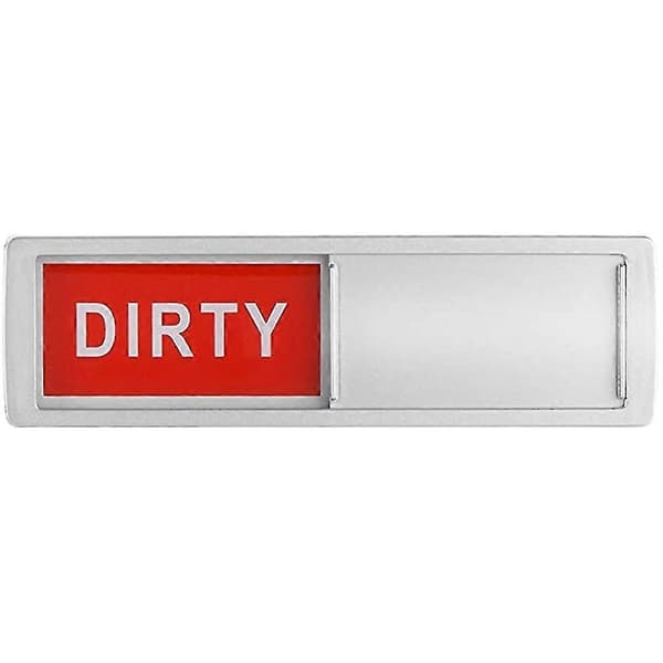Ren Diskmaskin Skylt Magnet Slider Indikator Passar Alla Diskmaskiner Design (FMY)