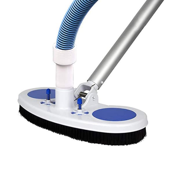 Pool Brush Vacuum Head for Cleaning Pool Tile Wall Above Ground
