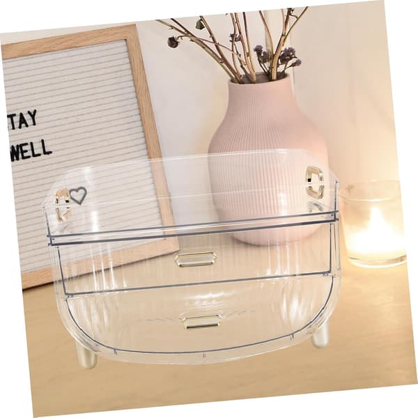 Large Makeup Box Desktop Jewelry Box Makeup Tool Organizer Skincare Organizer