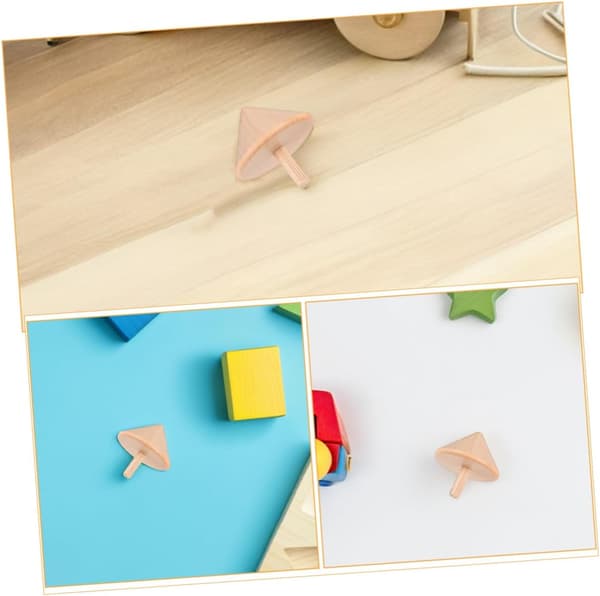 15 stk tre DIY malbare gyroskoper for robuste håndlagde snurrer