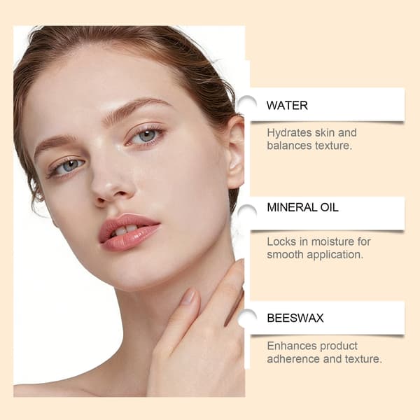Soft Focus Gradient Concealer Palette Döljer ansiktsfläckar, akneärr, fräknar och mörka ringar (Mörka färger)