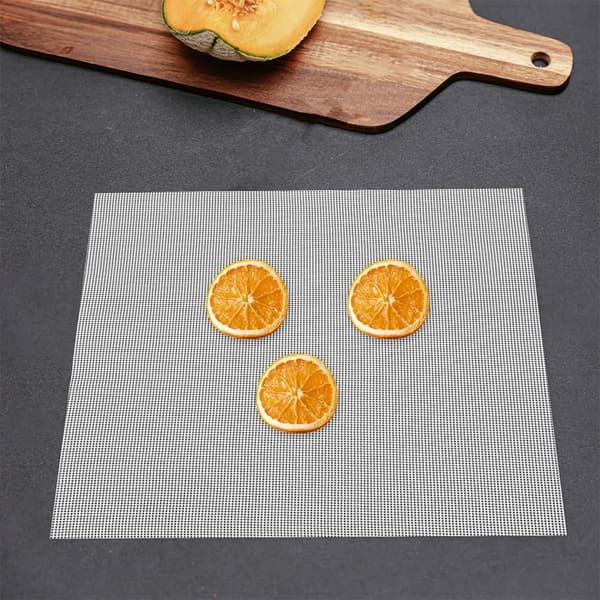 4 stk. silikone dehydrator måtter til mad 38x40cm højtemperaturbestandige sikre effektive tørremåtter