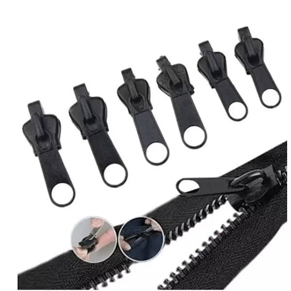 INF Universal Zipper Puller for Zipper 6-pack Black