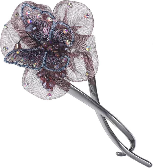 3-pack Hårklämmor med Dekorativa Hårclips, Rhinestones, Legering, Smink, Hårclips, Inga Vikmärken, Lockar