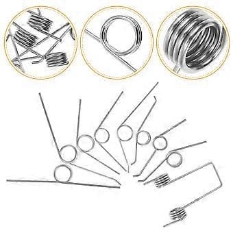 18 pcs Torsion Spring Small Spring Torsion Spring Trash Can Lid Torsion Spring for Repair